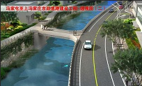 冯家屯至上冯家庄市政道路-透视图